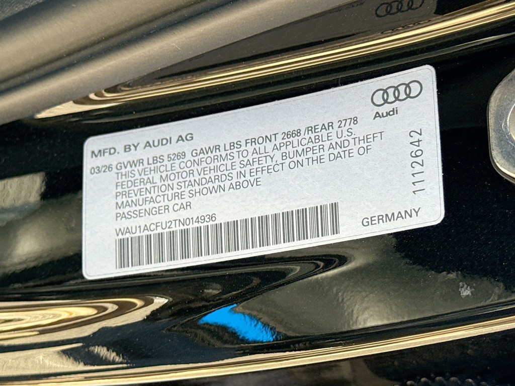 New 2026 Mythos Black Metallic Audi Premium image 42
