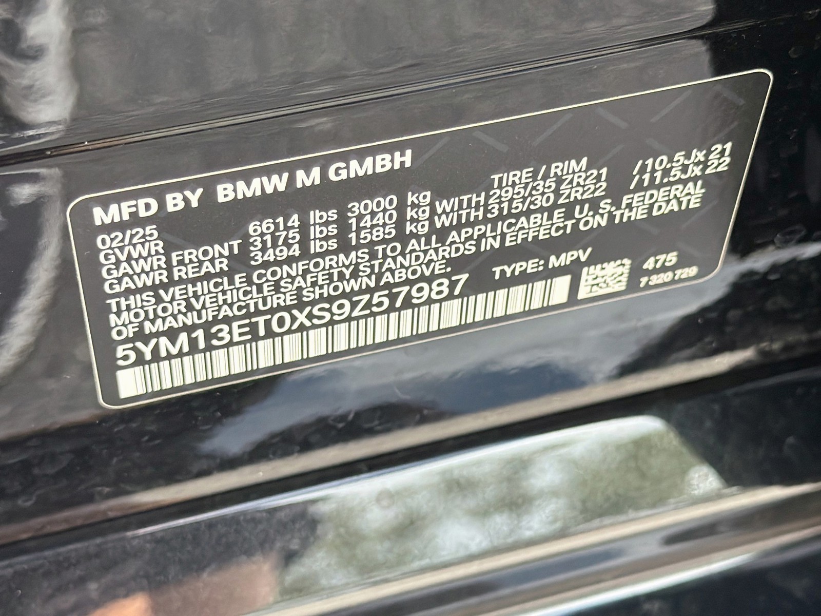 Used 2025 Black Sapphire Metallic BMW Competition image 45