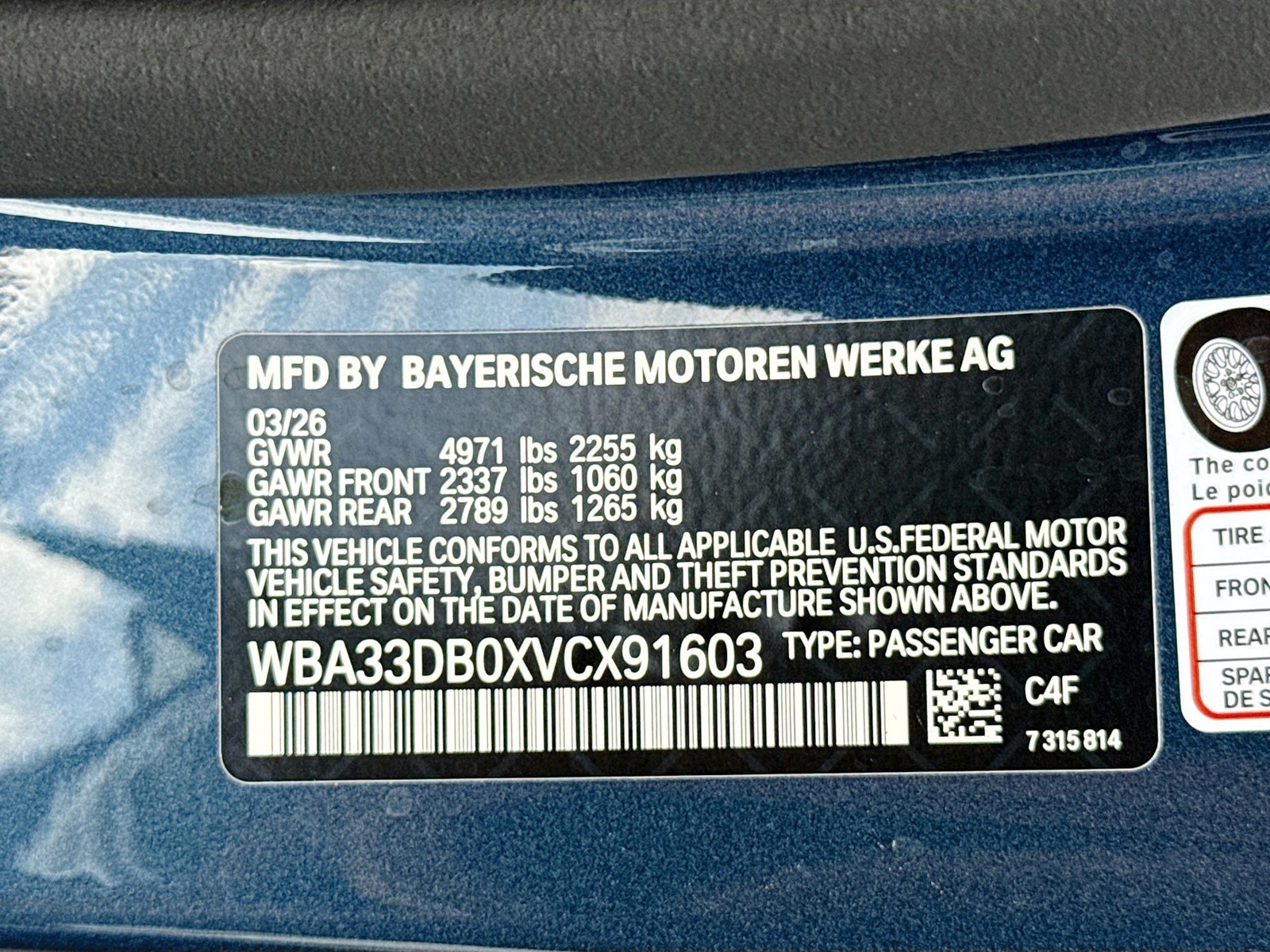 New 2027 Arctic Race Blue Metallic BMW 430i image 42