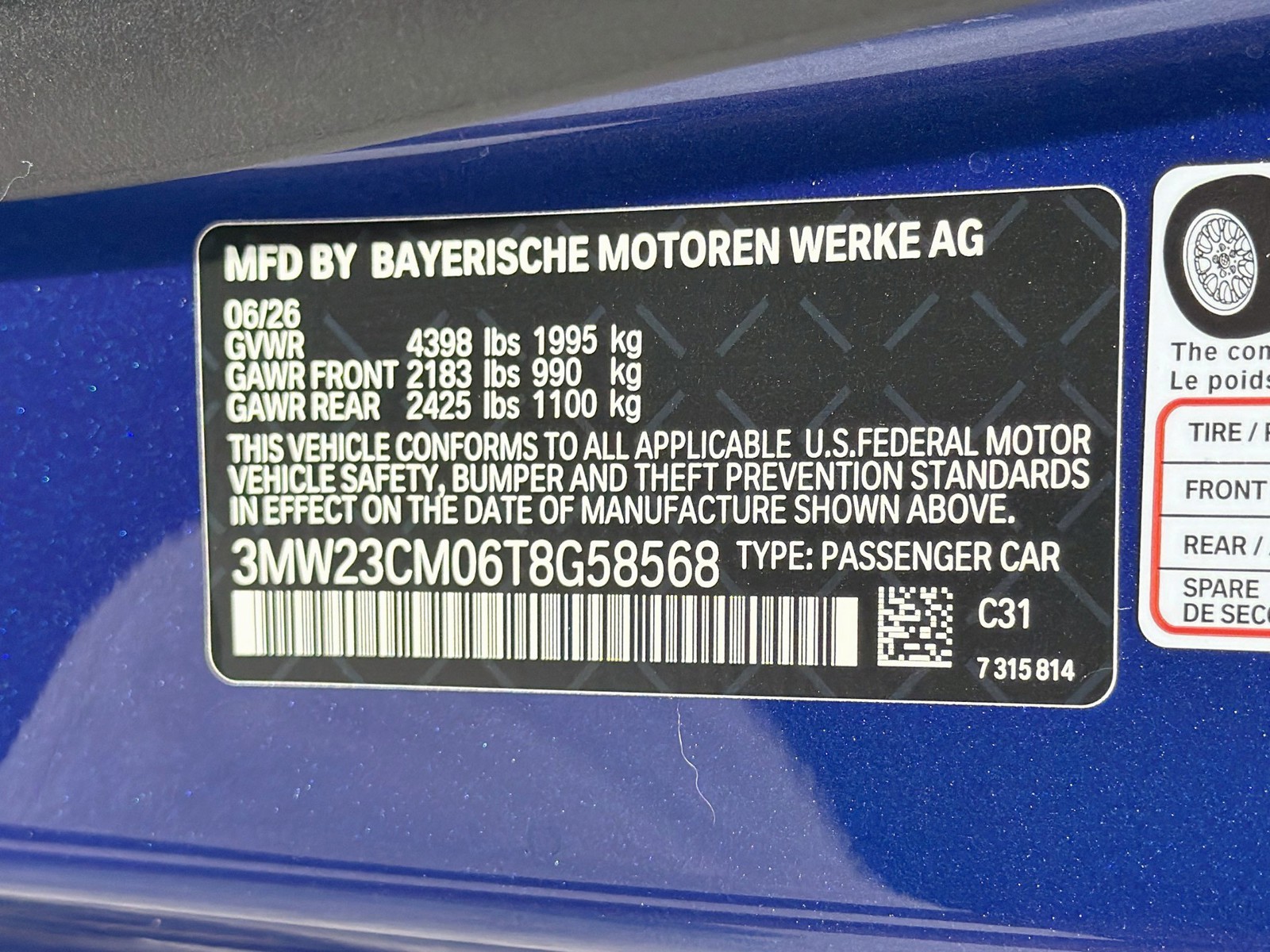 New 2026 Portimao Blue Metallic BMW 230i image 43