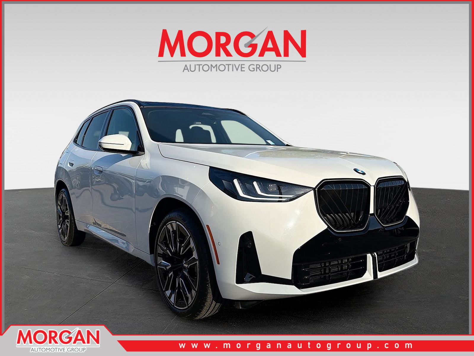 2026 BMW X3 30 xDrive in Alpine White — front three-quarter view