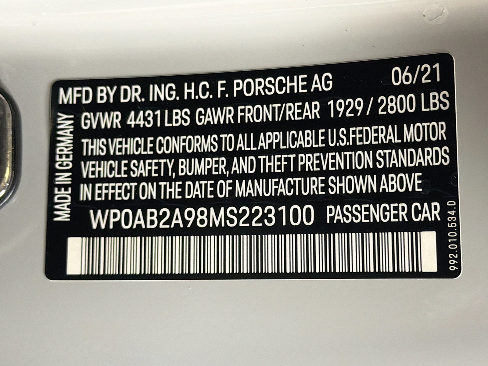 Certified Used 2021 Chalk Porsche Carrera 4S image 41