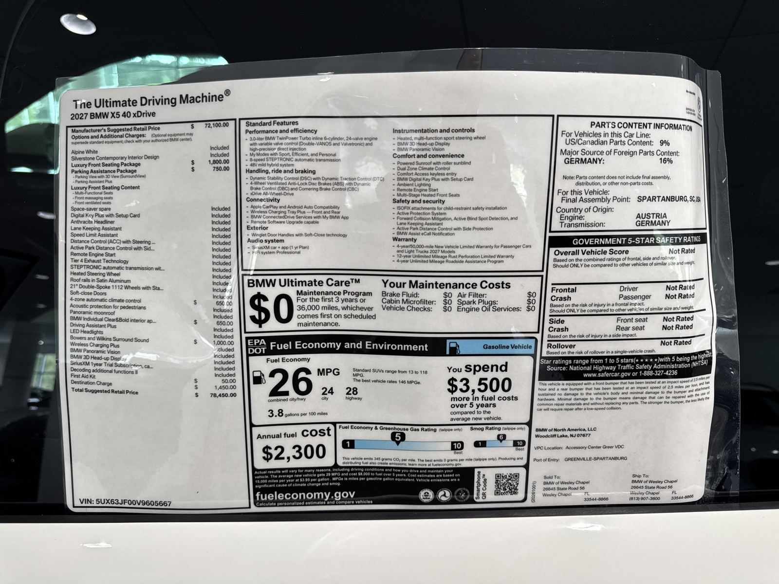 New 2027 White BMW  image 26