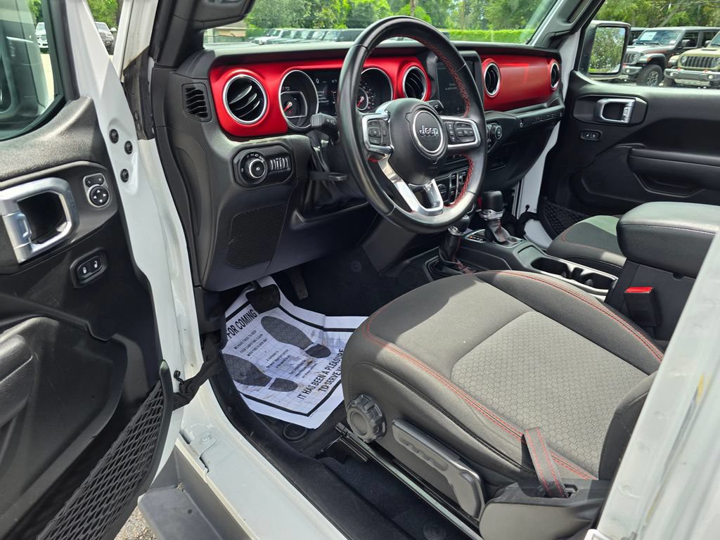 Used 2022 Bright White Clearcoat Jeep Unlimited Rubicon image 22