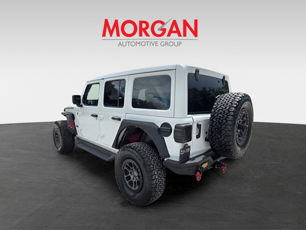 Used 2022 Bright White Clearcoat Jeep Unlimited Rubicon image 4