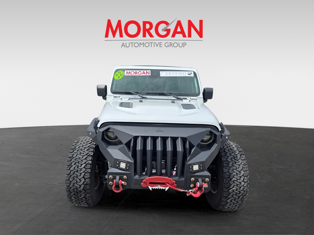 Used 2022 Bright White Clearcoat Jeep Unlimited Rubicon image 8