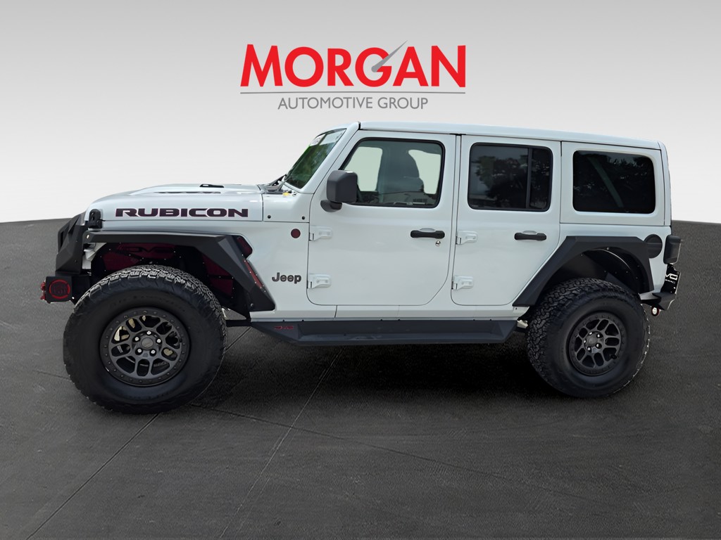 Used 2022 Bright White Clearcoat Jeep Unlimited Rubicon image 3