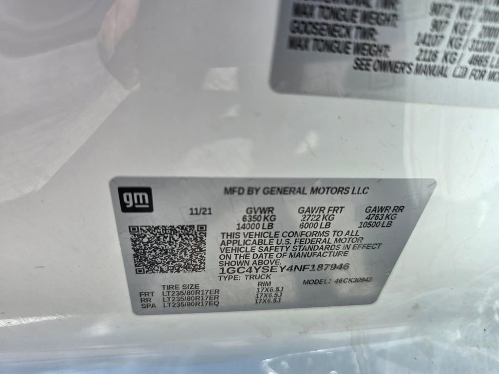 Used 2022 Summit White Chevrolet Work Truck image 19