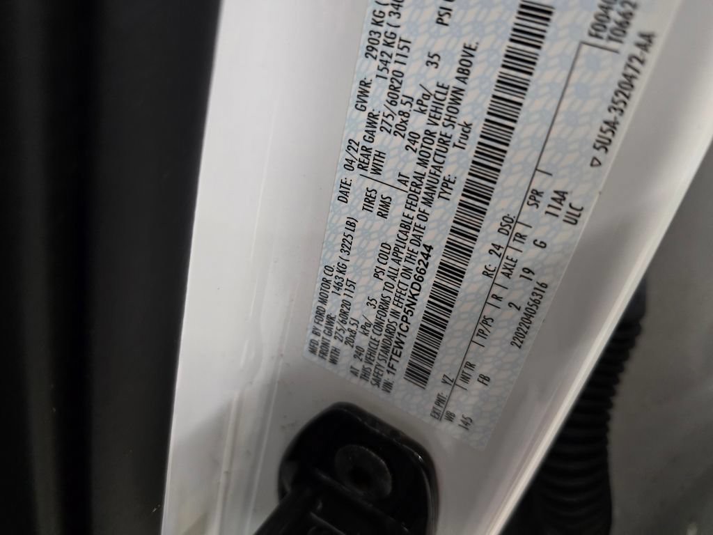 Used 2022 Oxford White Ford XLT image 19