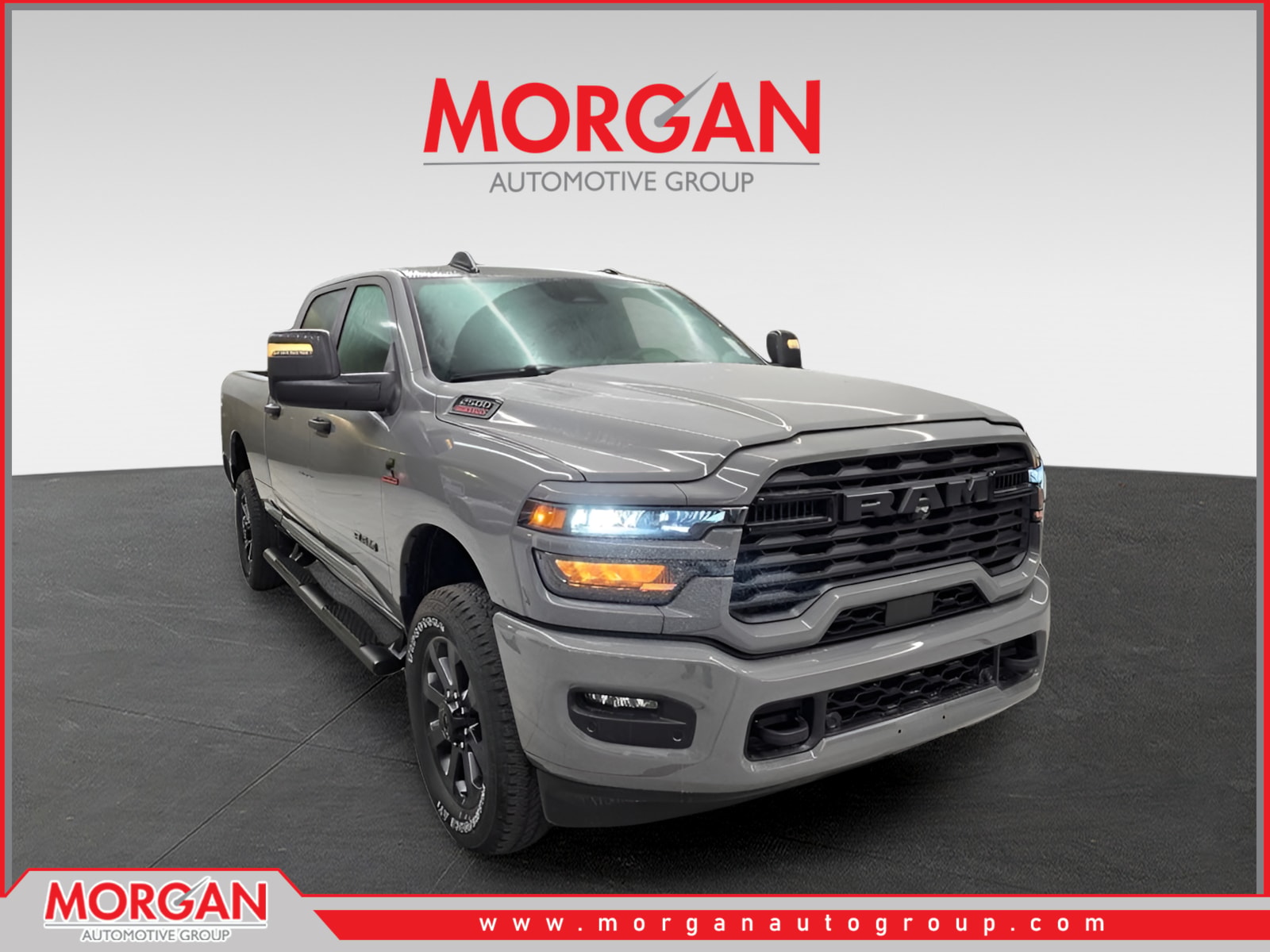 2026 Ram 2500 Big Horn in Ceramic Gray Clearcoat — front three-quarter view