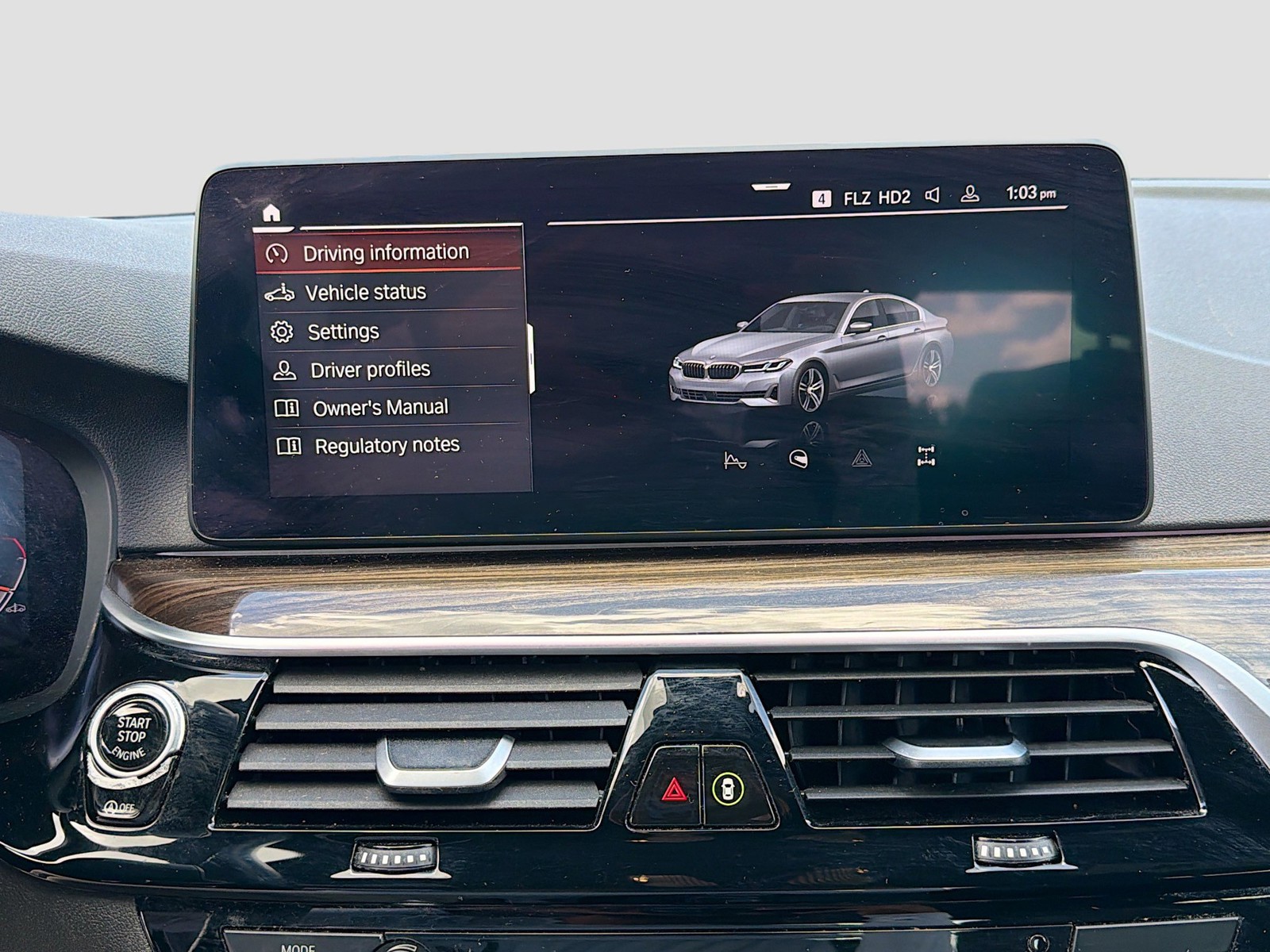 Used 2021 Bluestone Metallic BMW 530i image 28