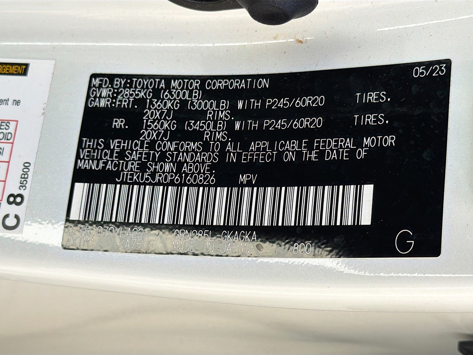 Used 2023 Blizzard Pearl Toyota Limited image 42