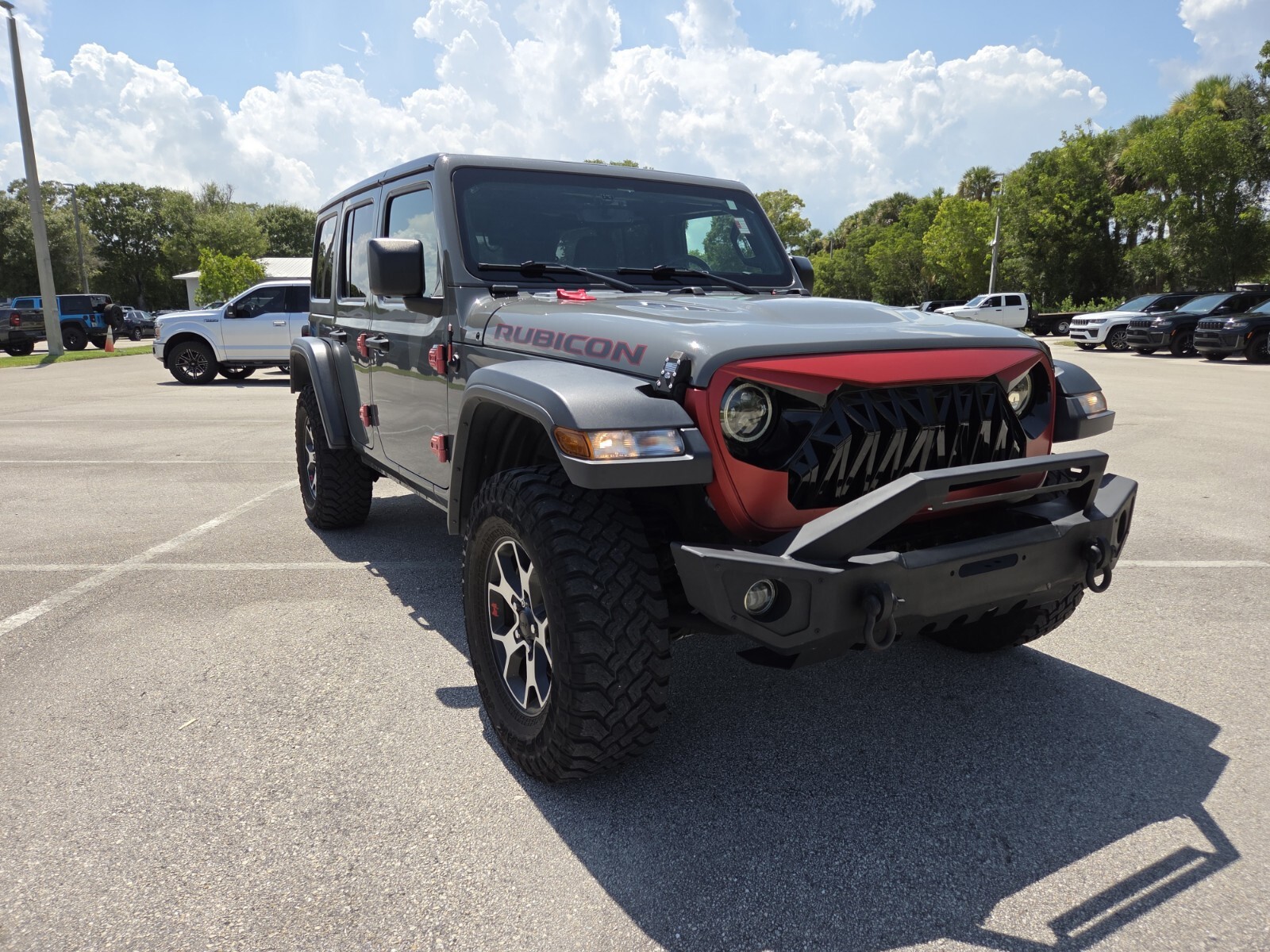 Certified Used 2021 Gray Jeep Unlimited Rubicon image 13