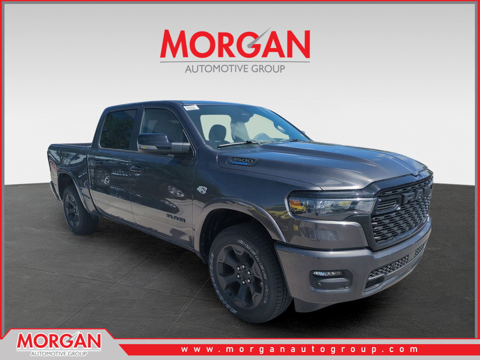 2026 Ram 1500 Big Horn/Lone Star in Gray — front three-quarter view
