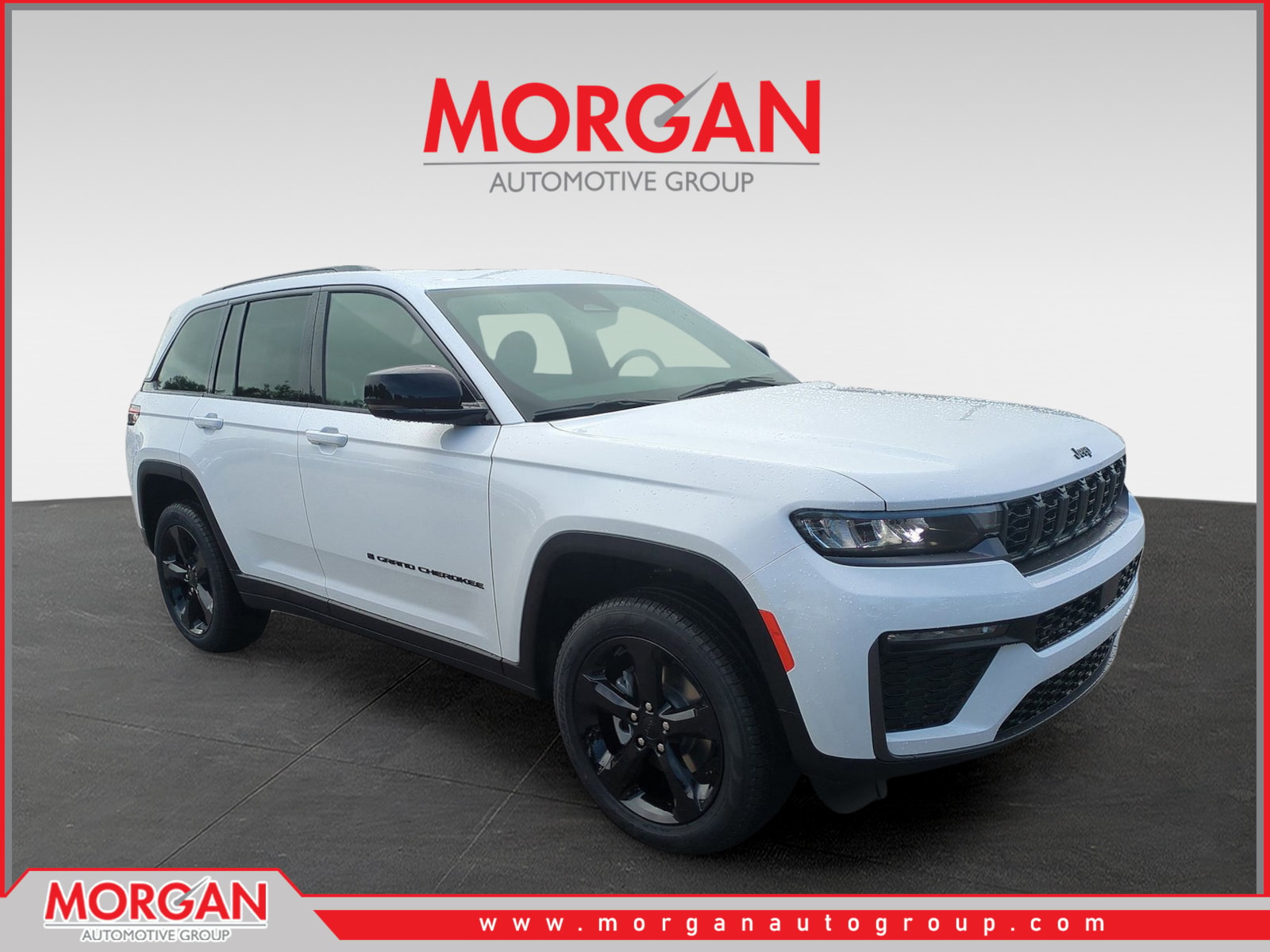 2026 Jeep Grand Cherokee Limited in White/off-white — front three-quarter view