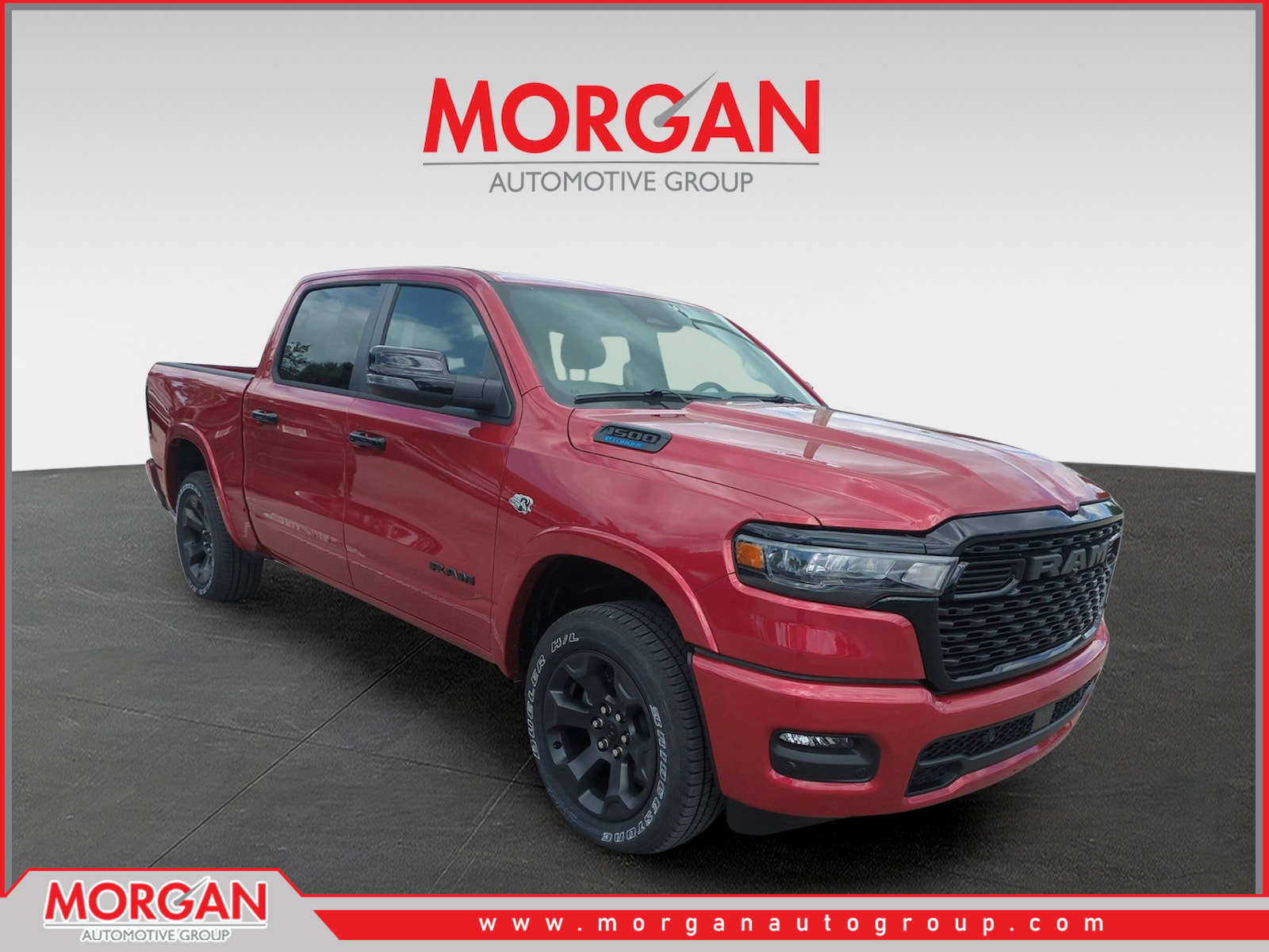2026 Ram 1500 Big Horn/Lone Star in Red — front three-quarter view
