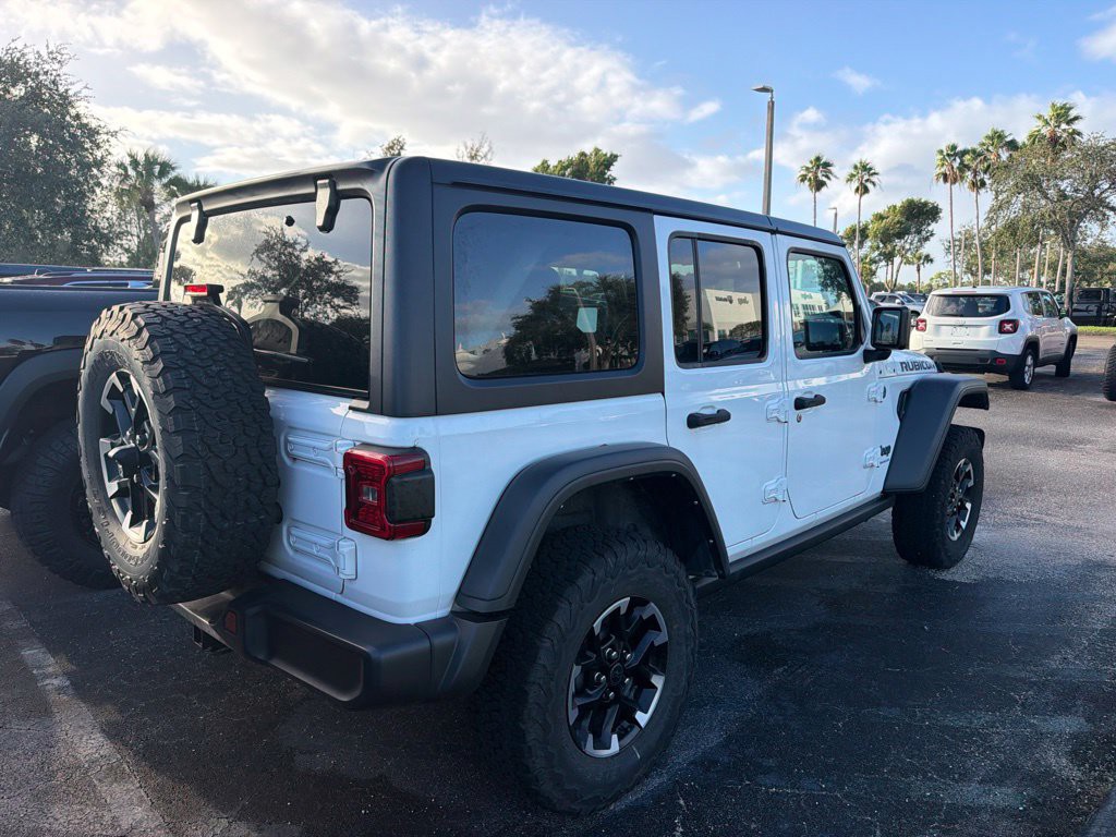 Used 2024 White Jeep Rubicon 4xe image 5