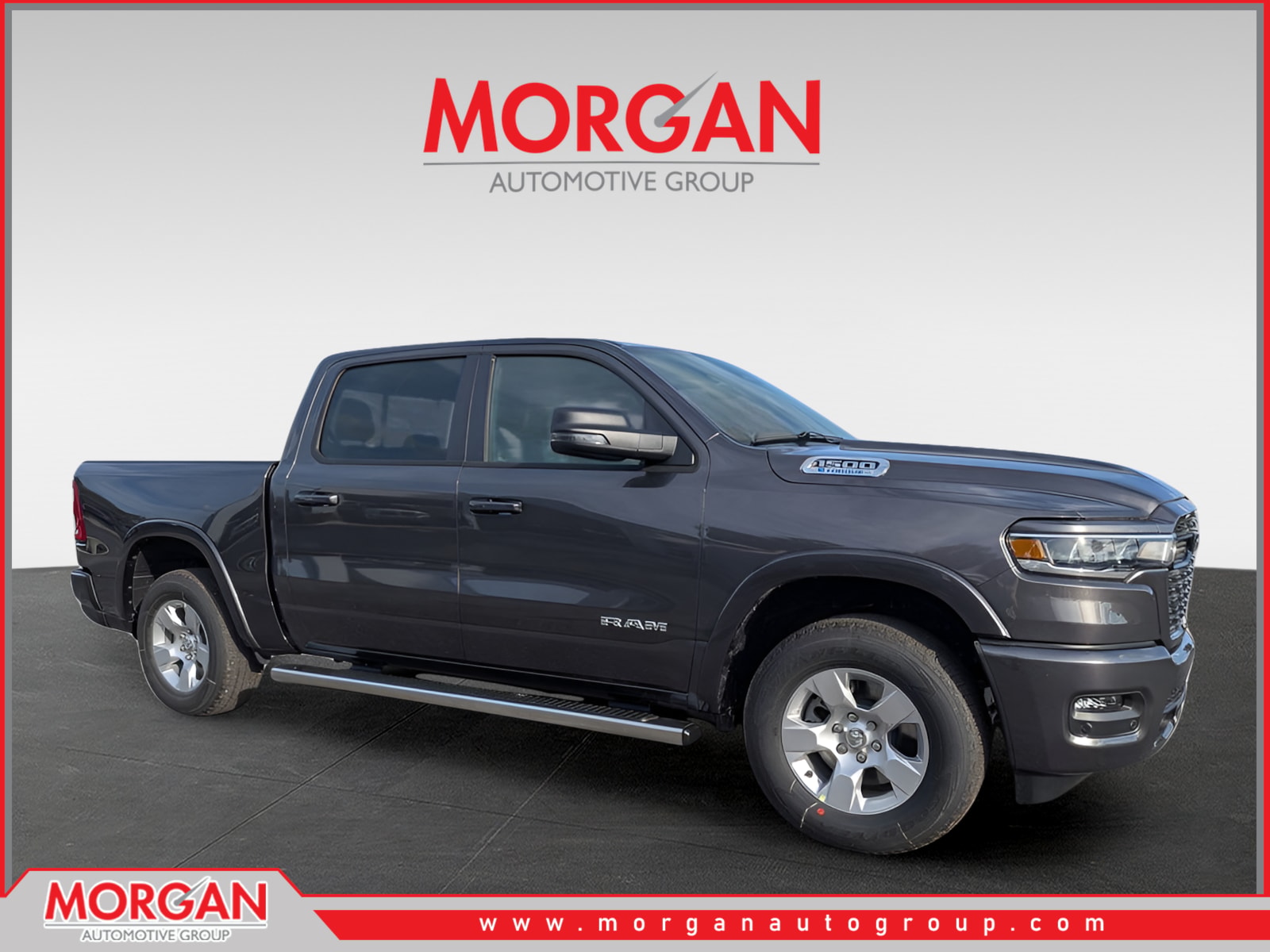 2026 Ram 1500 Big Horn/Lone Star in Gray — front three-quarter view