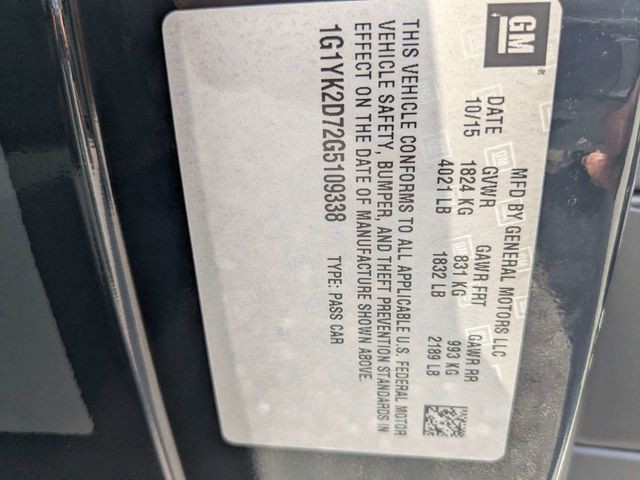 Used 2016 Black Chevrolet Stingray Z51 image 16