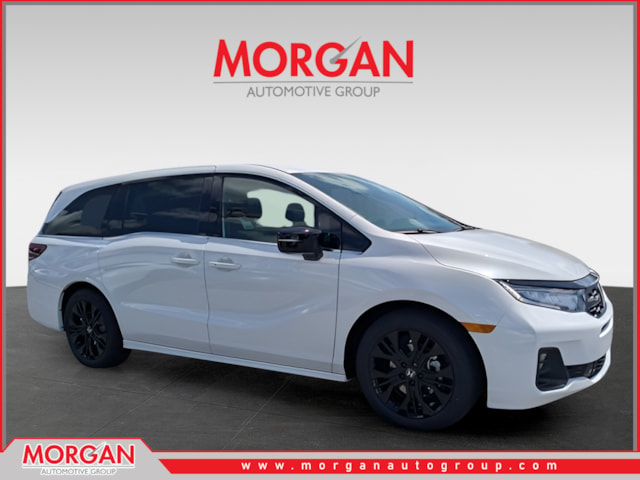 2026 Honda Odyssey Sport-L in White — front three-quarter view