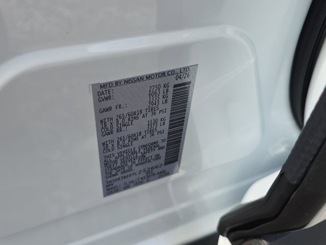 New 2026 White Nissan Rock Creek image 34
