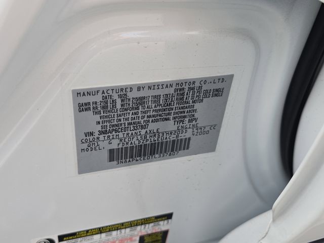 New 2026 White Nissan SV image 36