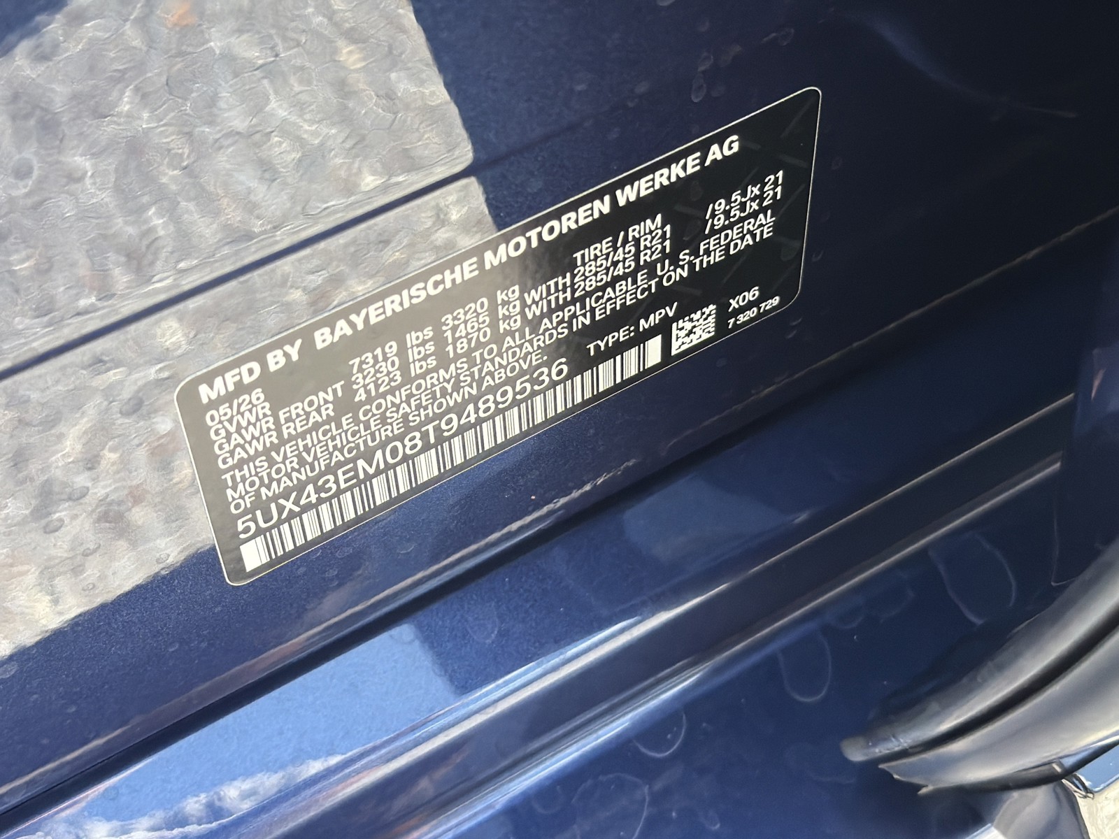 New 2026 Blue BMW ALPINA XB7 image 45