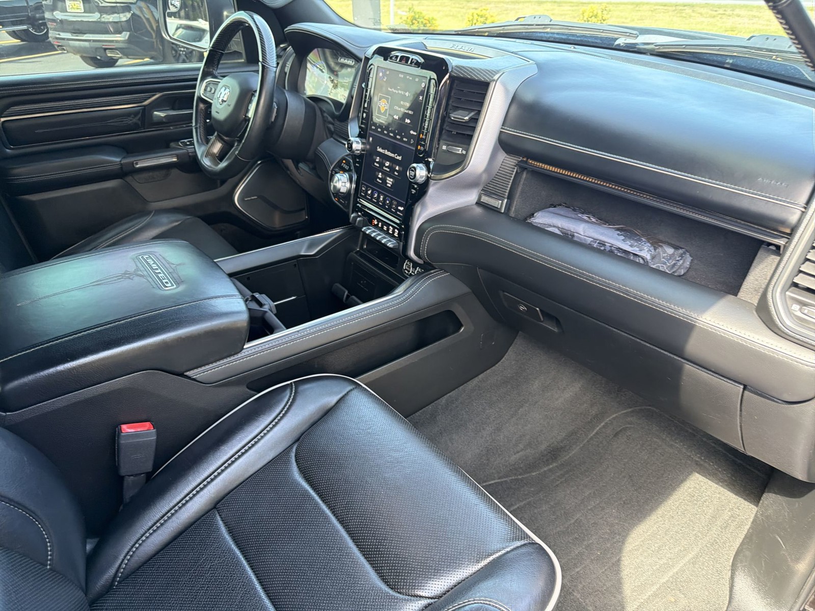 Used 2020 Diamond Black Crystal Pearlcoat Ram Limited image 14