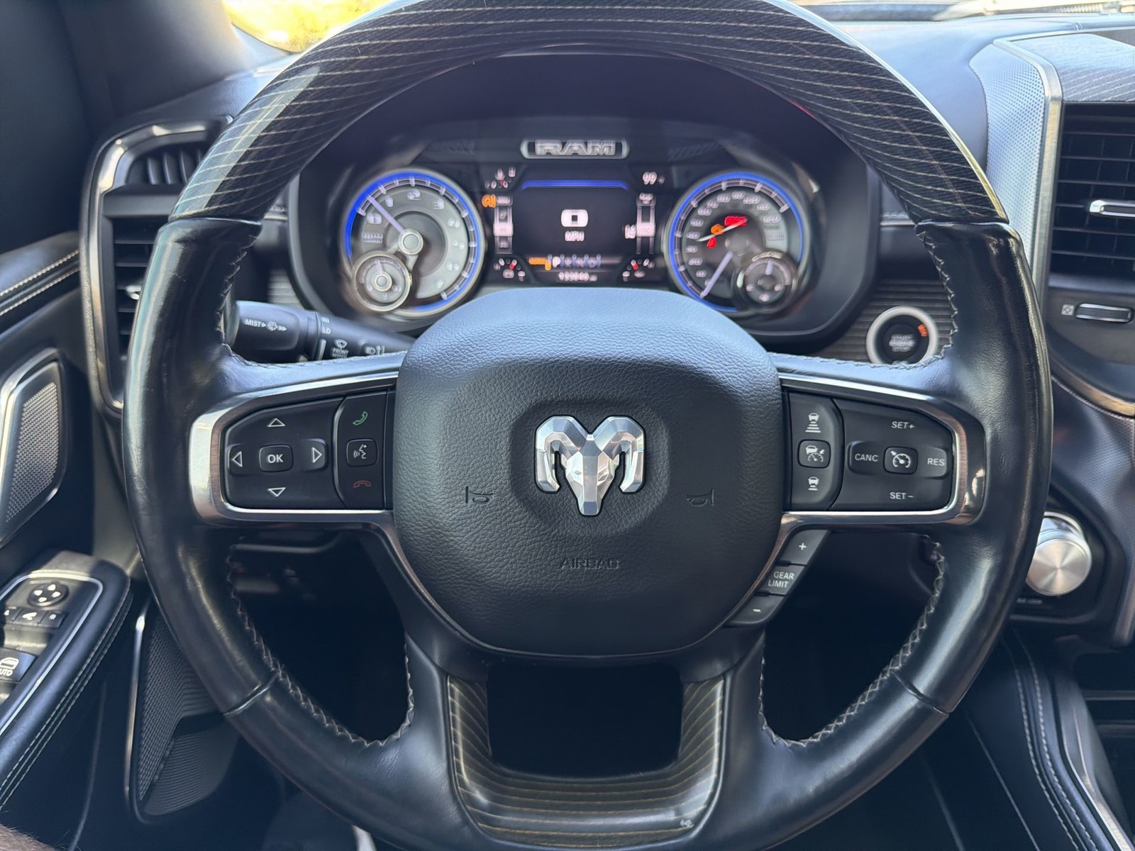 Used 2020 Diamond Black Crystal Pearlcoat Ram Limited image 32