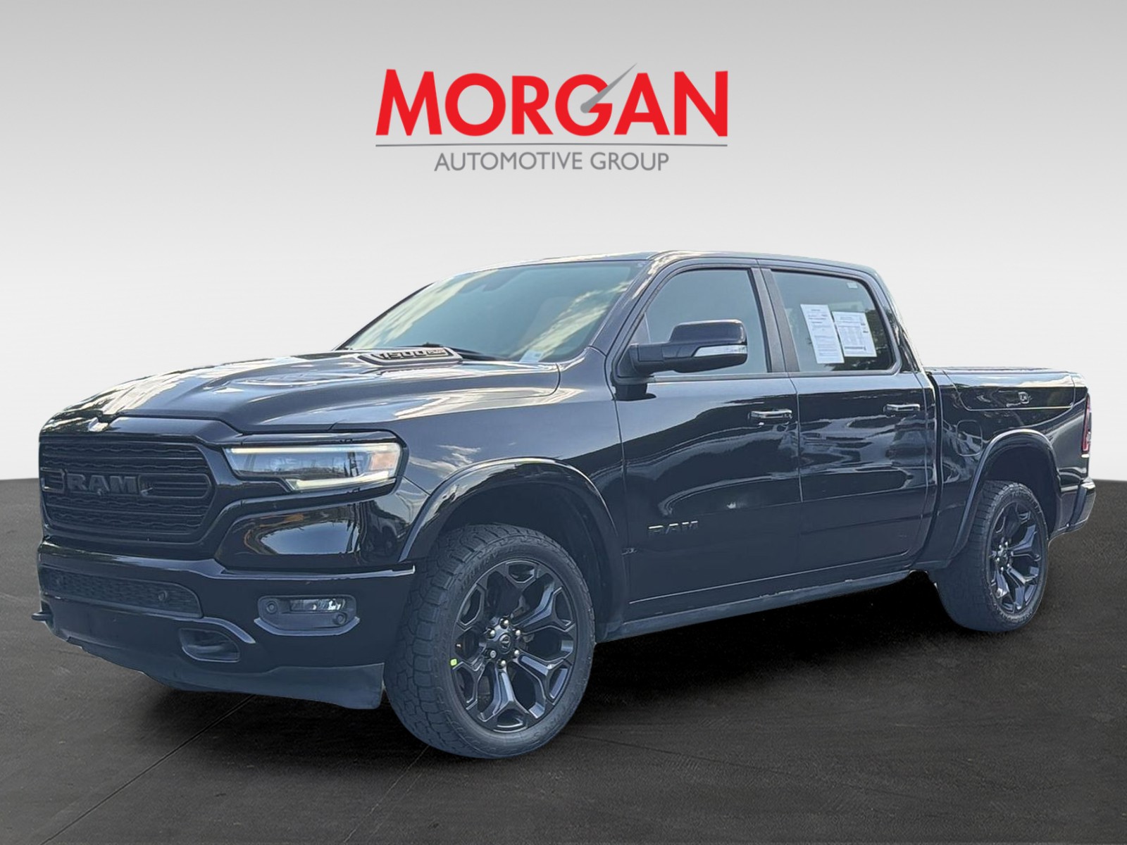 Used 2020 Diamond Black Crystal Pearlcoat Ram Limited image 8