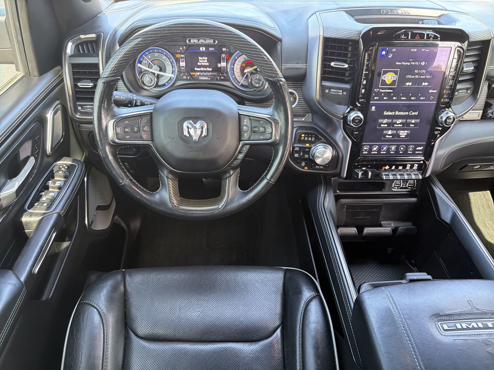 Used 2020 Diamond Black Crystal Pearlcoat Ram Limited image 16