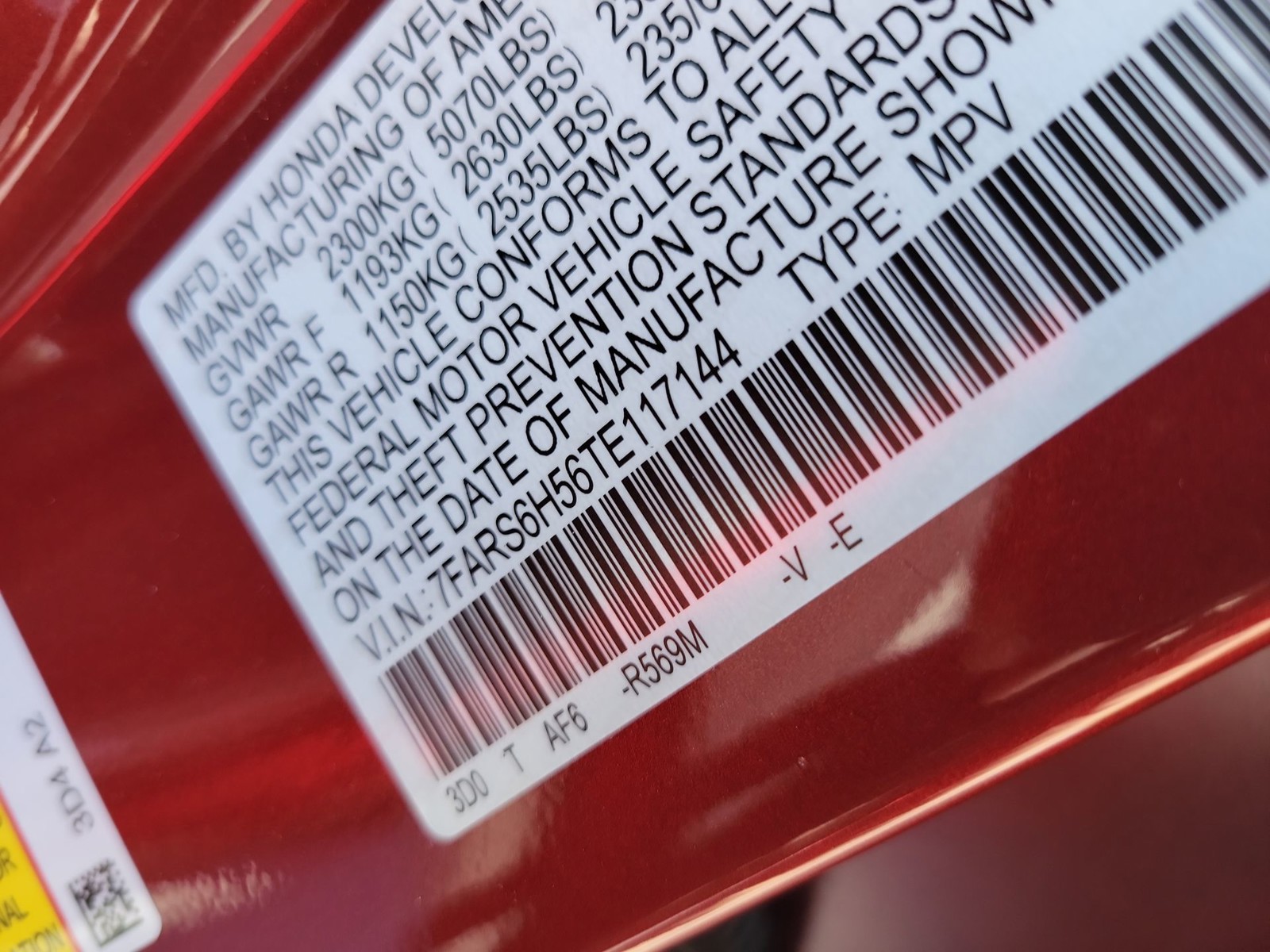 New 2026 Radiant Red Metallic Honda Sport image 32