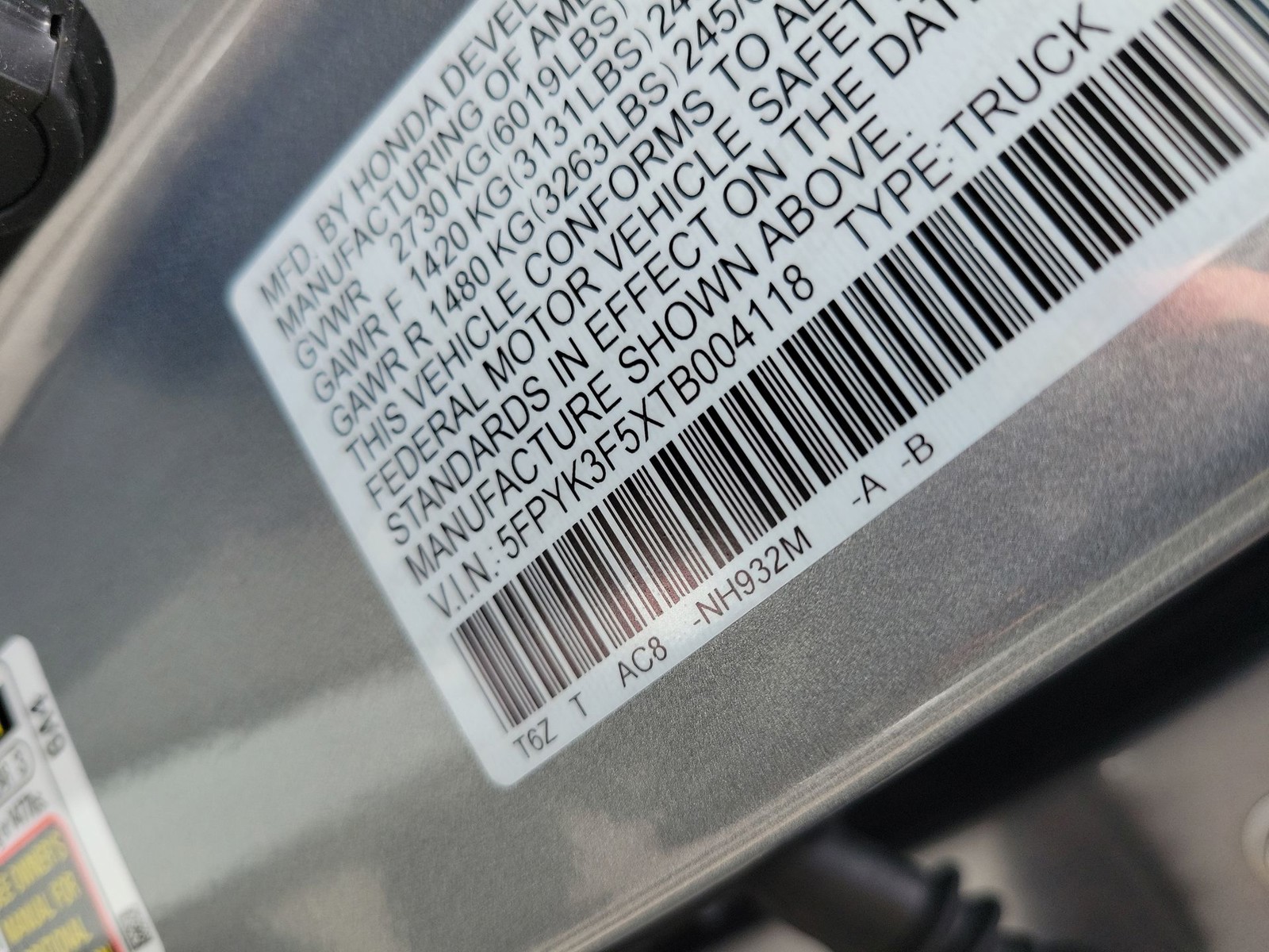 New 2026 Solar Silver Metallic Honda RTL image 34