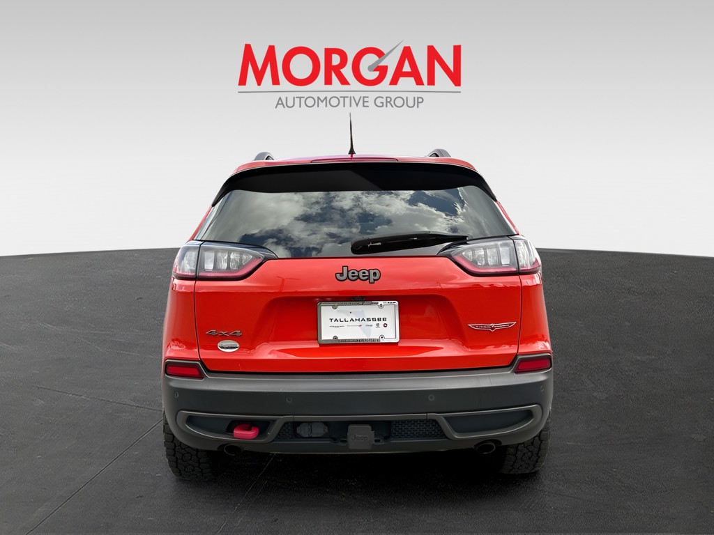 Used 2021 Orange Jeep Trailhawk image 4