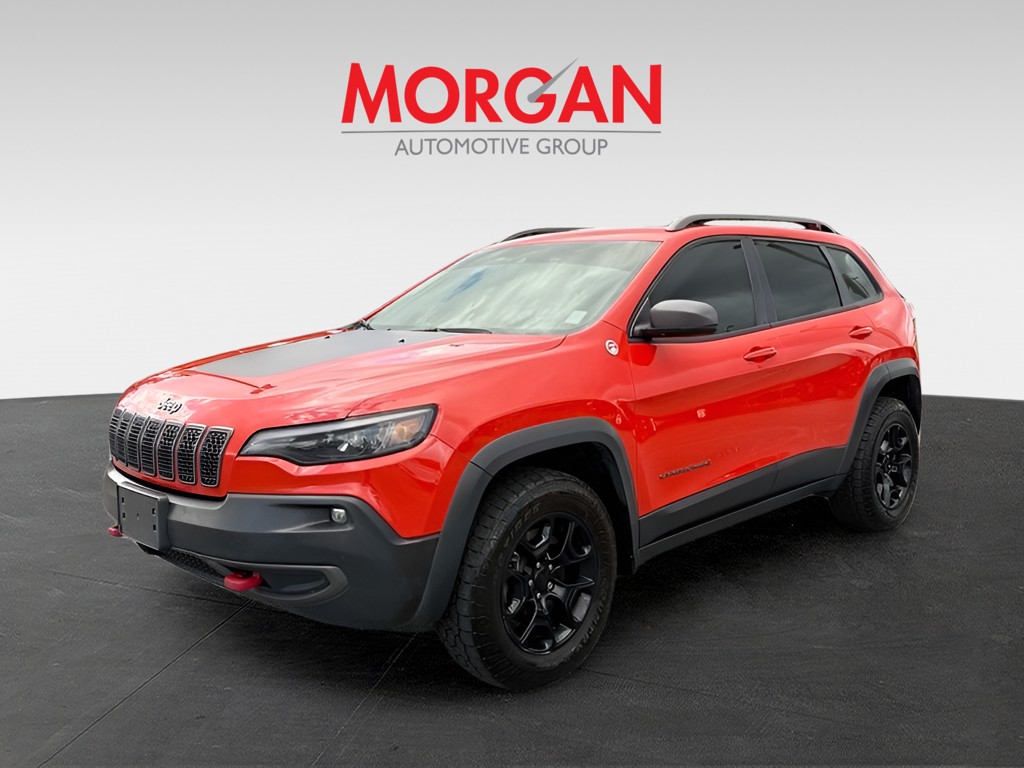Used 2021 Orange Jeep Trailhawk image 9