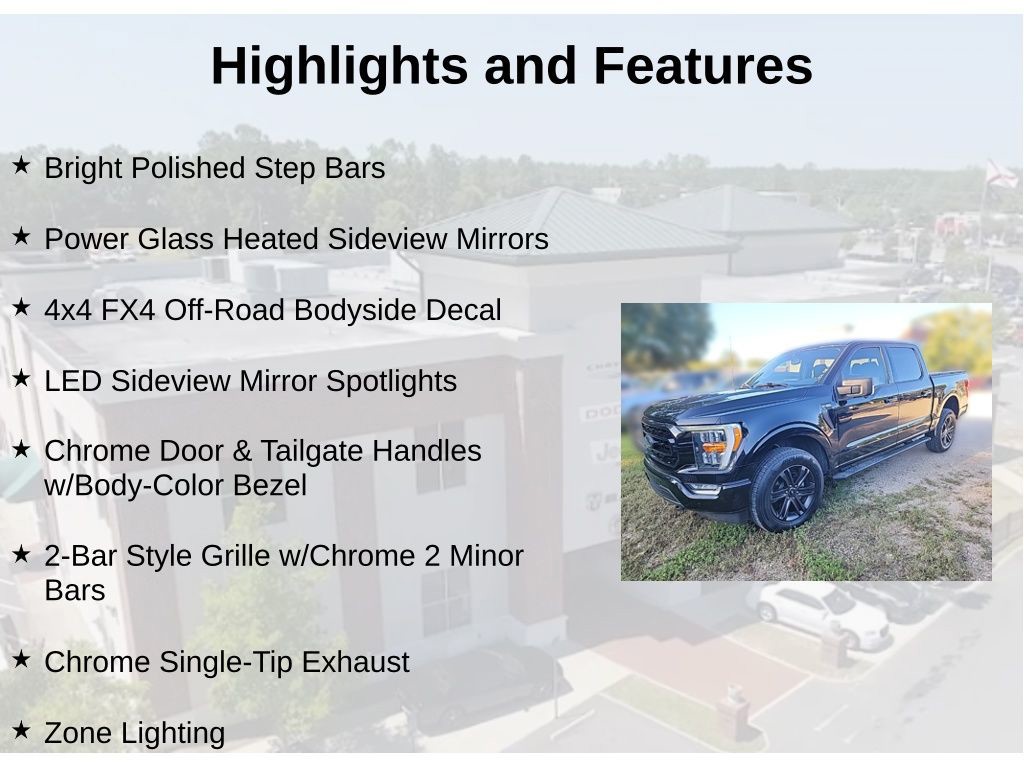 Used 2022 Black Ford XLT image 4