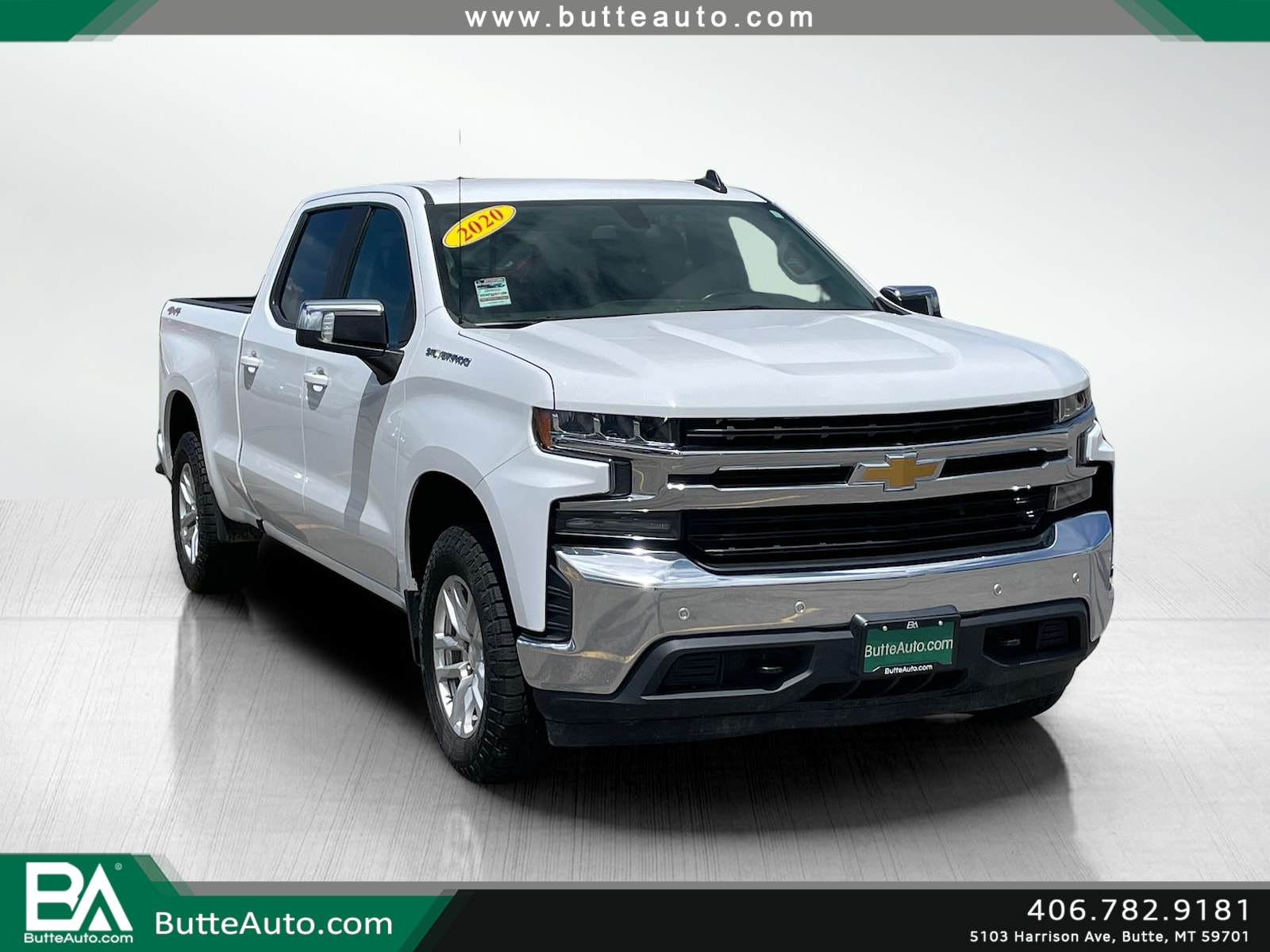 Used 2020 Chevrolet Silverado 1500 LT in Butte MT 3GCUYDED4LG211179