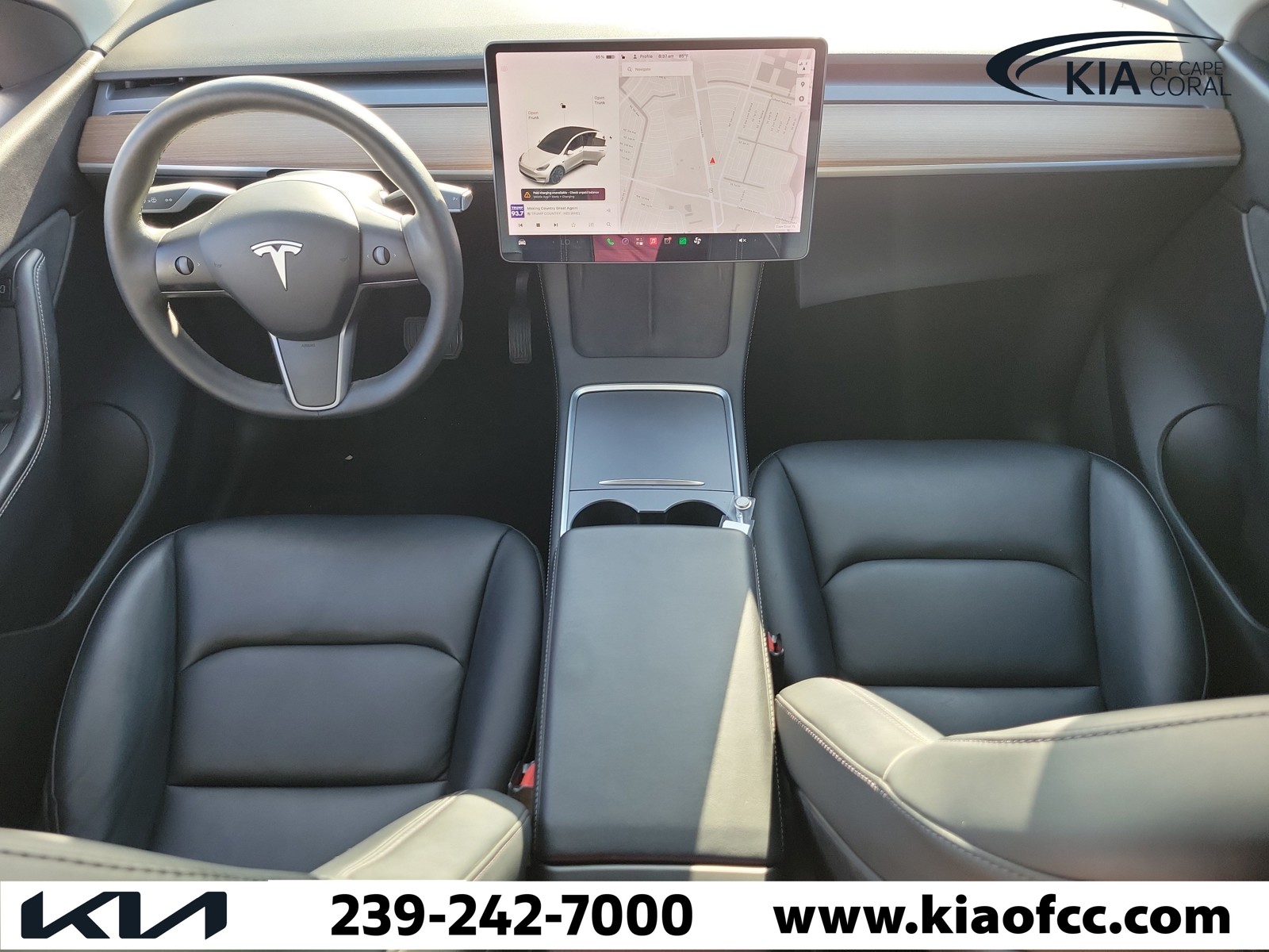Used 2021 Pearl White Multi-Coat Tesla Long Range image 16