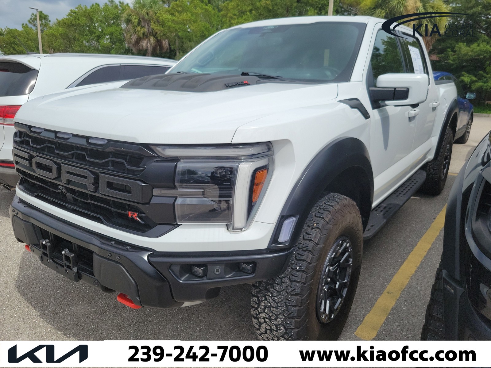 Used 2024 Oxford White Ford Raptor image 3