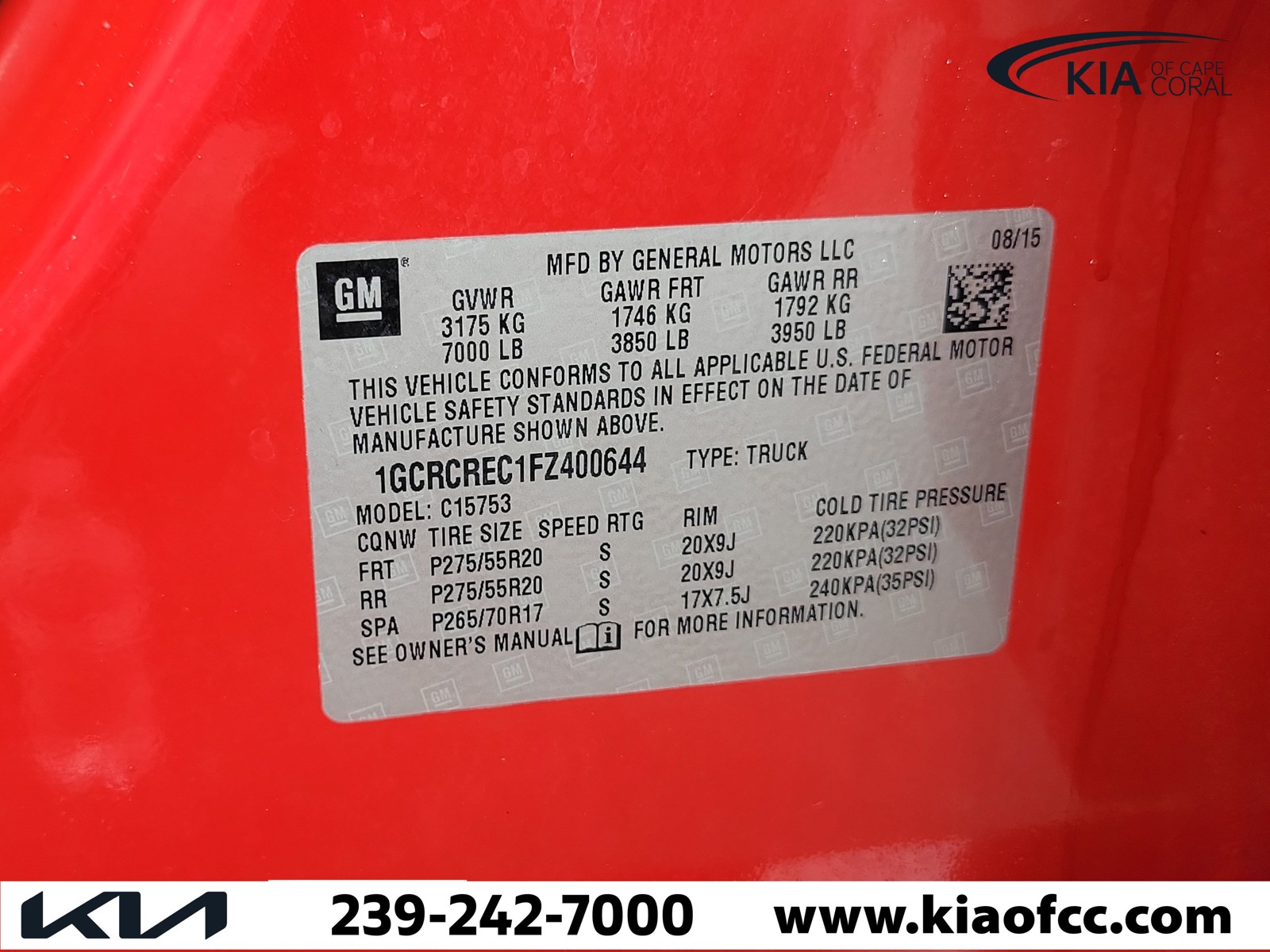 Used 2015 Victory Red Chevrolet LT image 30