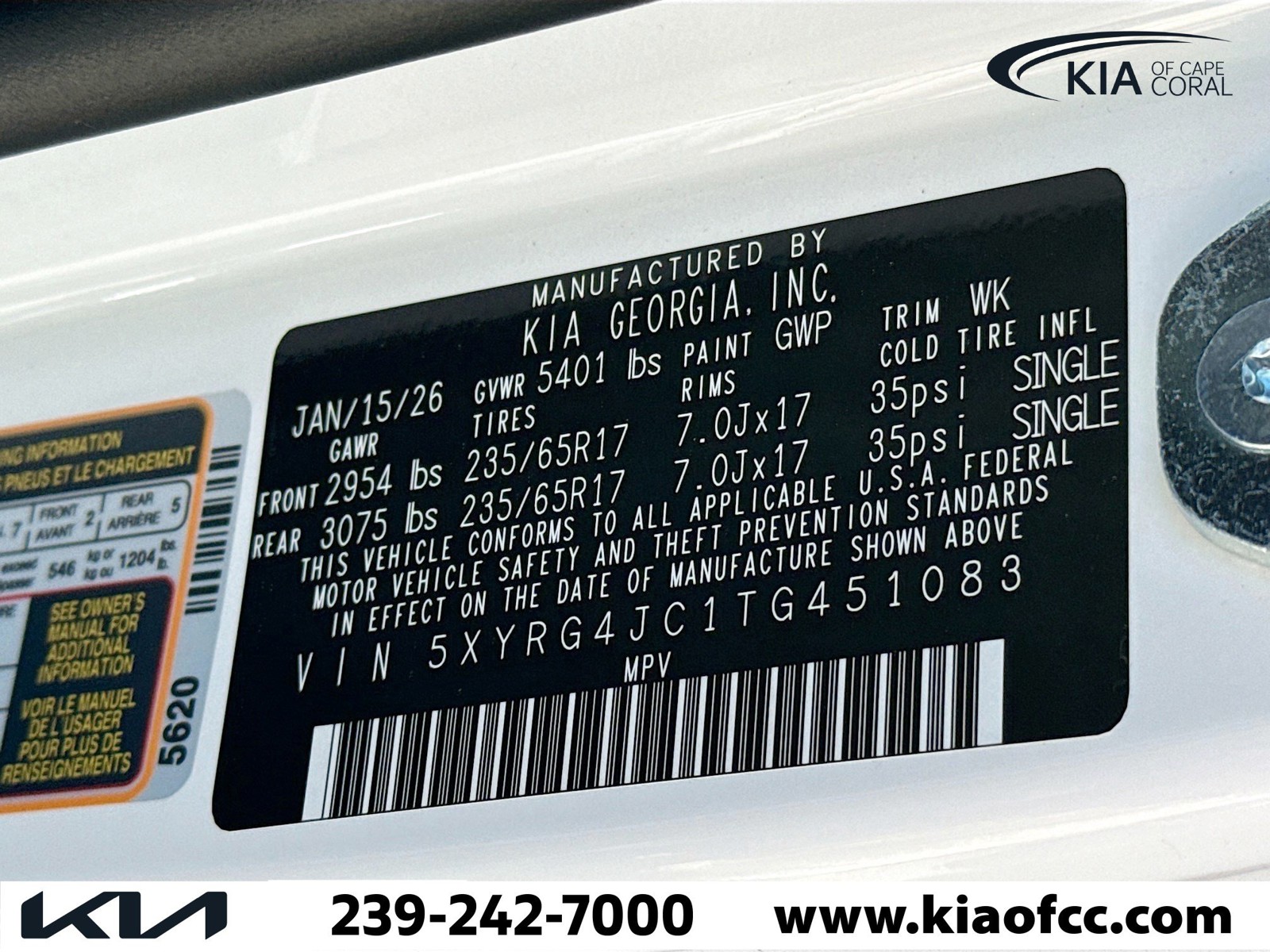 New 2026 Glacial White Pearl Kia LX image 41
