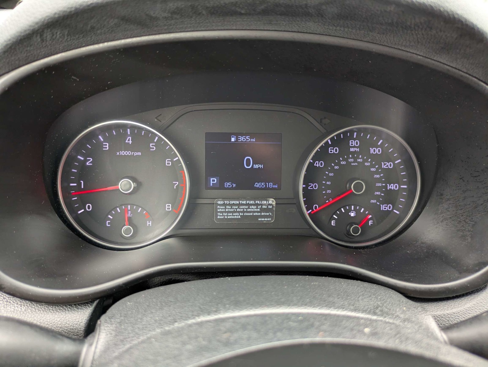Used 2020 Clear White Kia LX image 25