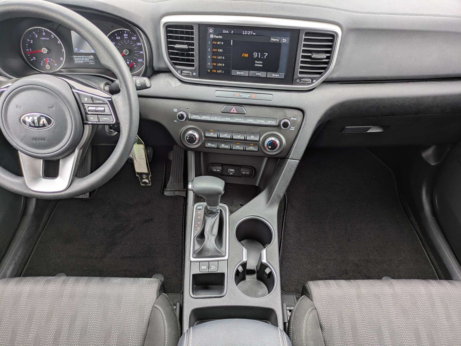 Used 2020 Clear White Kia LX image 30