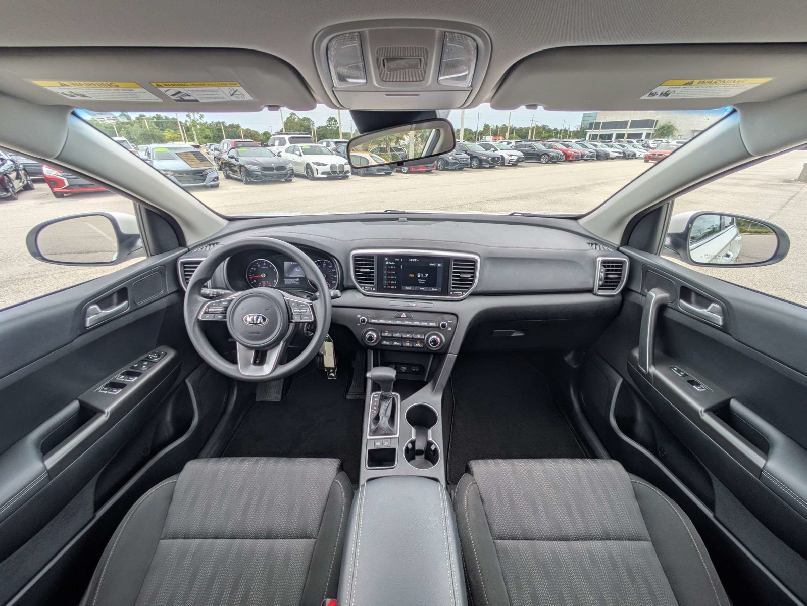 Used 2020 Clear White Kia LX image 29