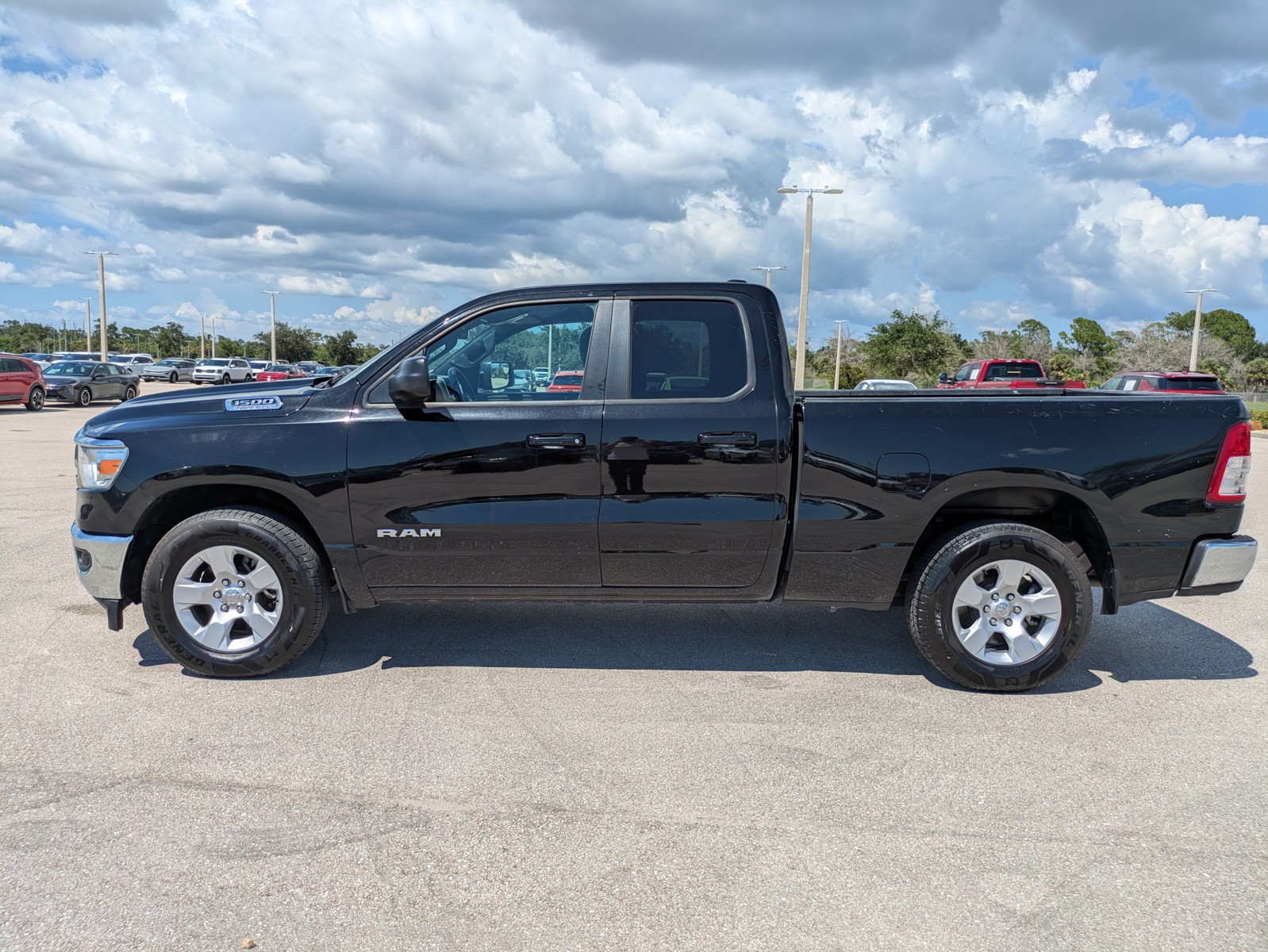 Used 2022 Diamond Black Crystal Pearlcoat Ram Big Horn image 7
