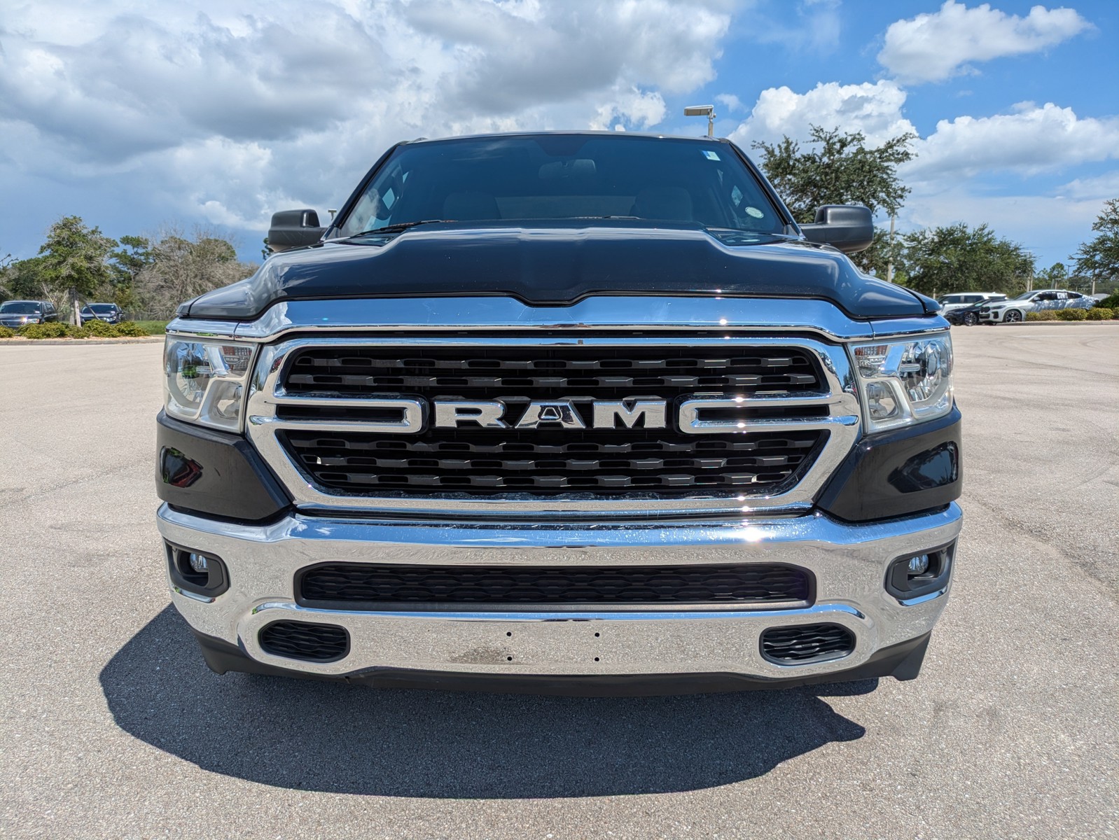 Used 2022 Diamond Black Crystal Pearlcoat Ram Big Horn image 9