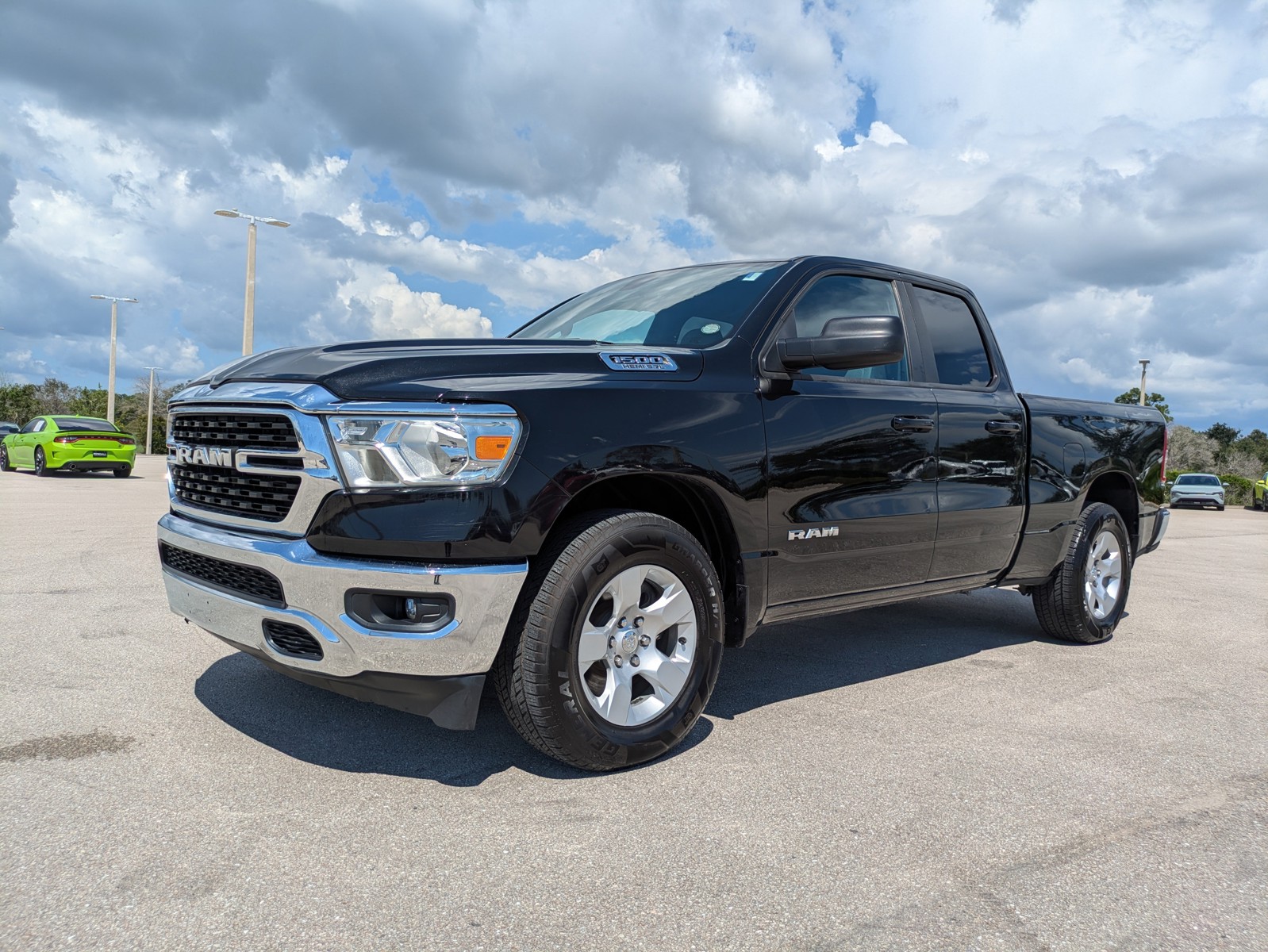 Used 2022 Diamond Black Crystal Pearlcoat Ram Big Horn image 8
