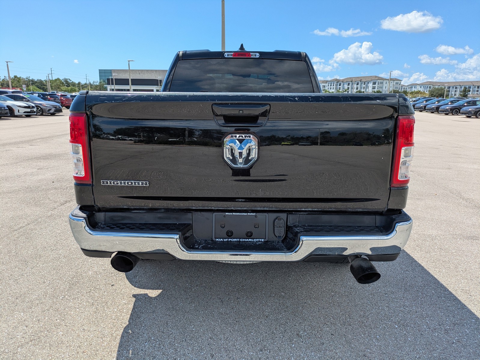 Used 2022 Diamond Black Crystal Pearlcoat Ram Big Horn image 5