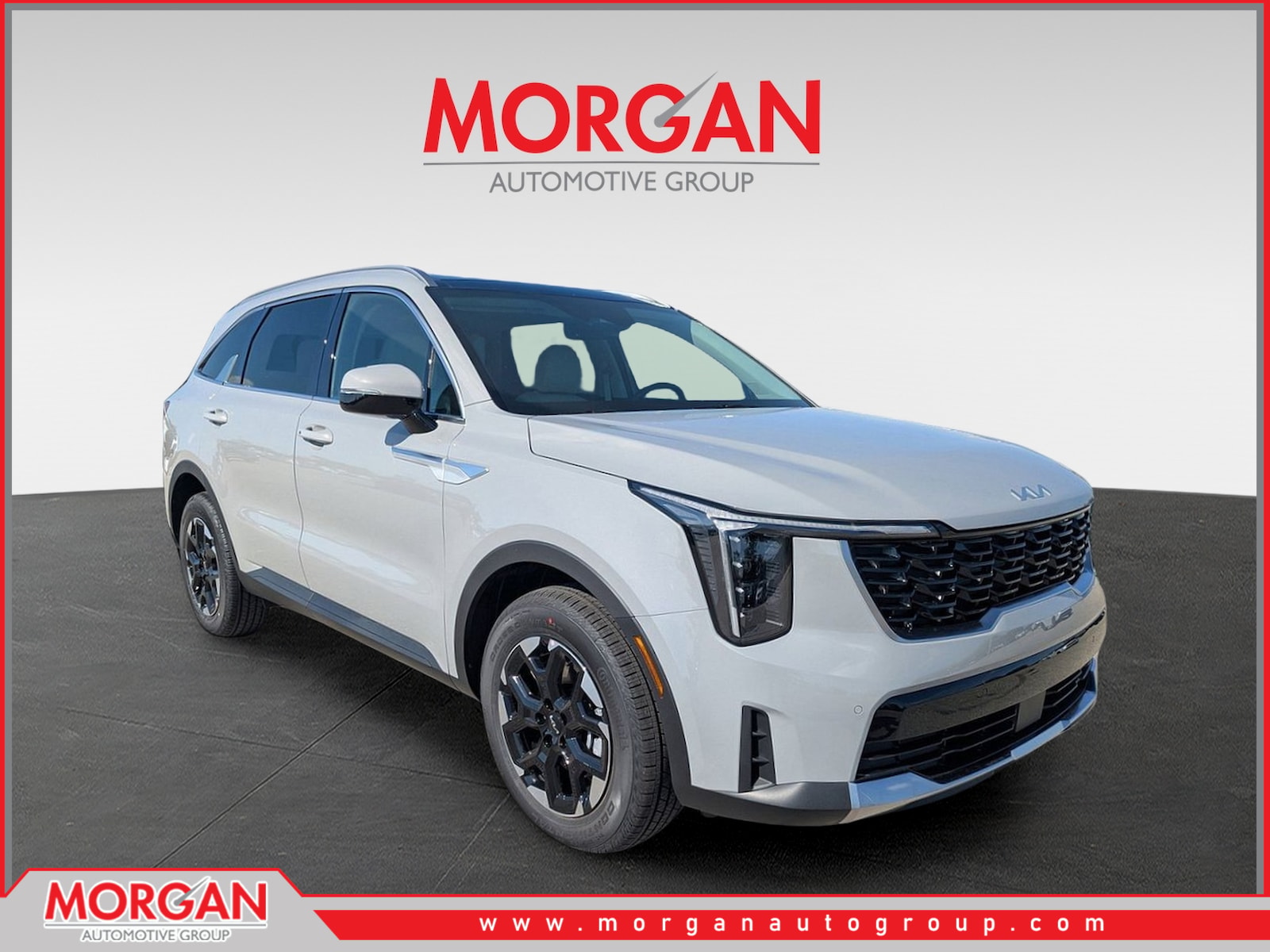 2026 Kia Sorento S in Wolf Gray — front three-quarter view