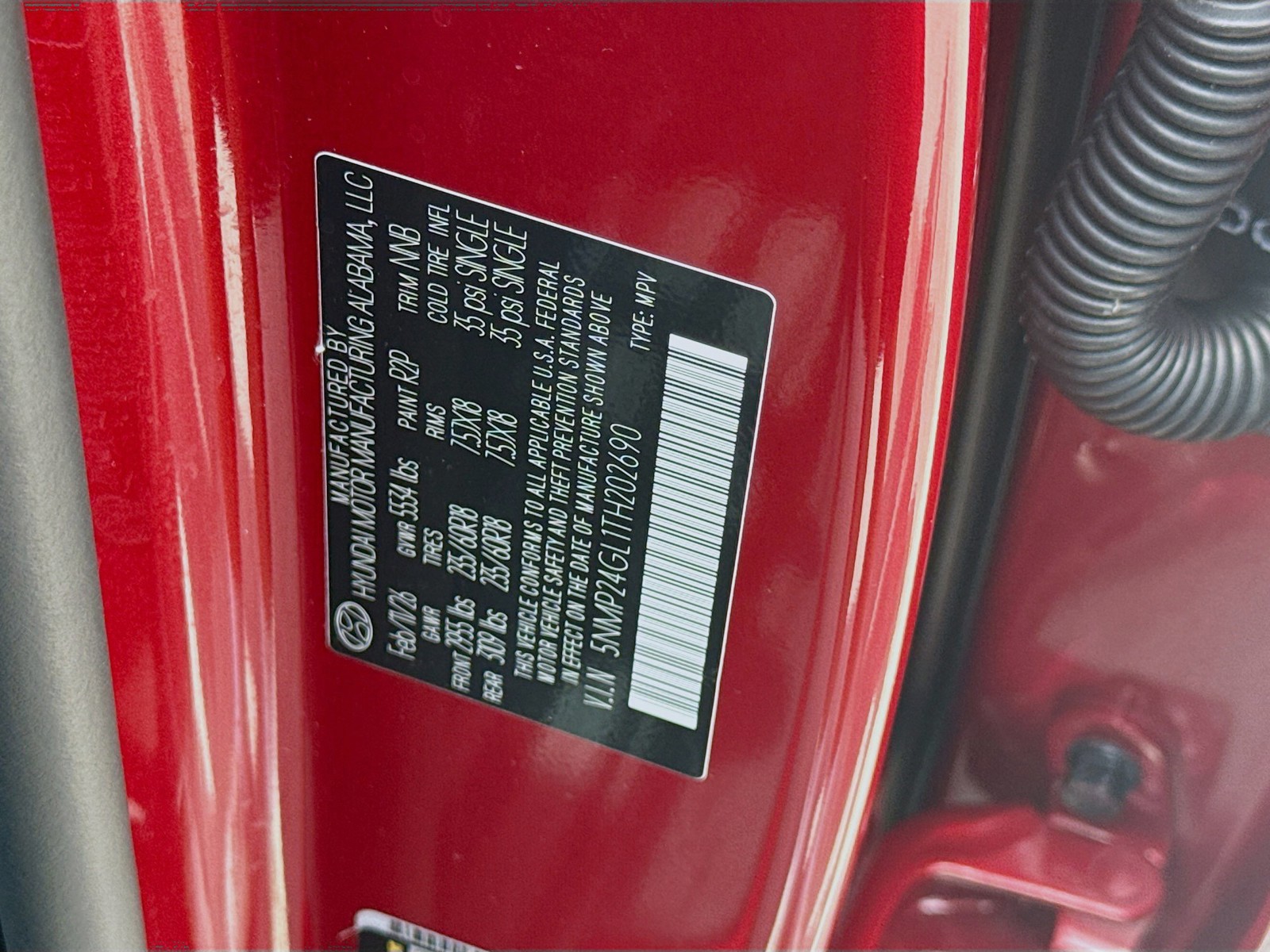 Certified Used 2026 Ultimate Red Hyundai SEL image 34